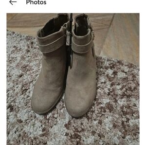 Dr. Scholl's Shoes Womens 6.5 Jacinda Faux Suede Ankle